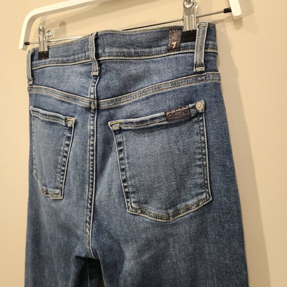 7 For All Mankind Slim Kick Jeans - Size 26 - Picture 6 of 12